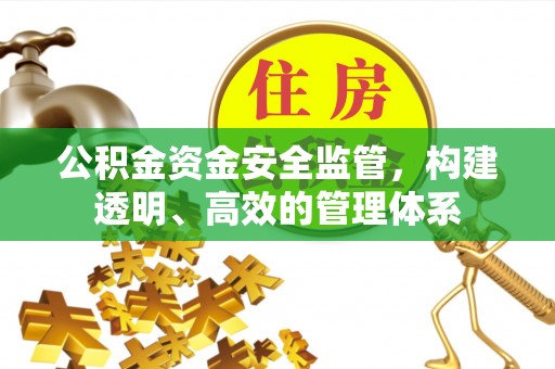 福清公积金资金安全监管，构建透明、高效的管理体系